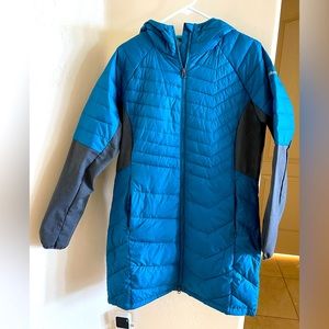 Ladies L Columbia Thermal Coil Hooded Long Coat